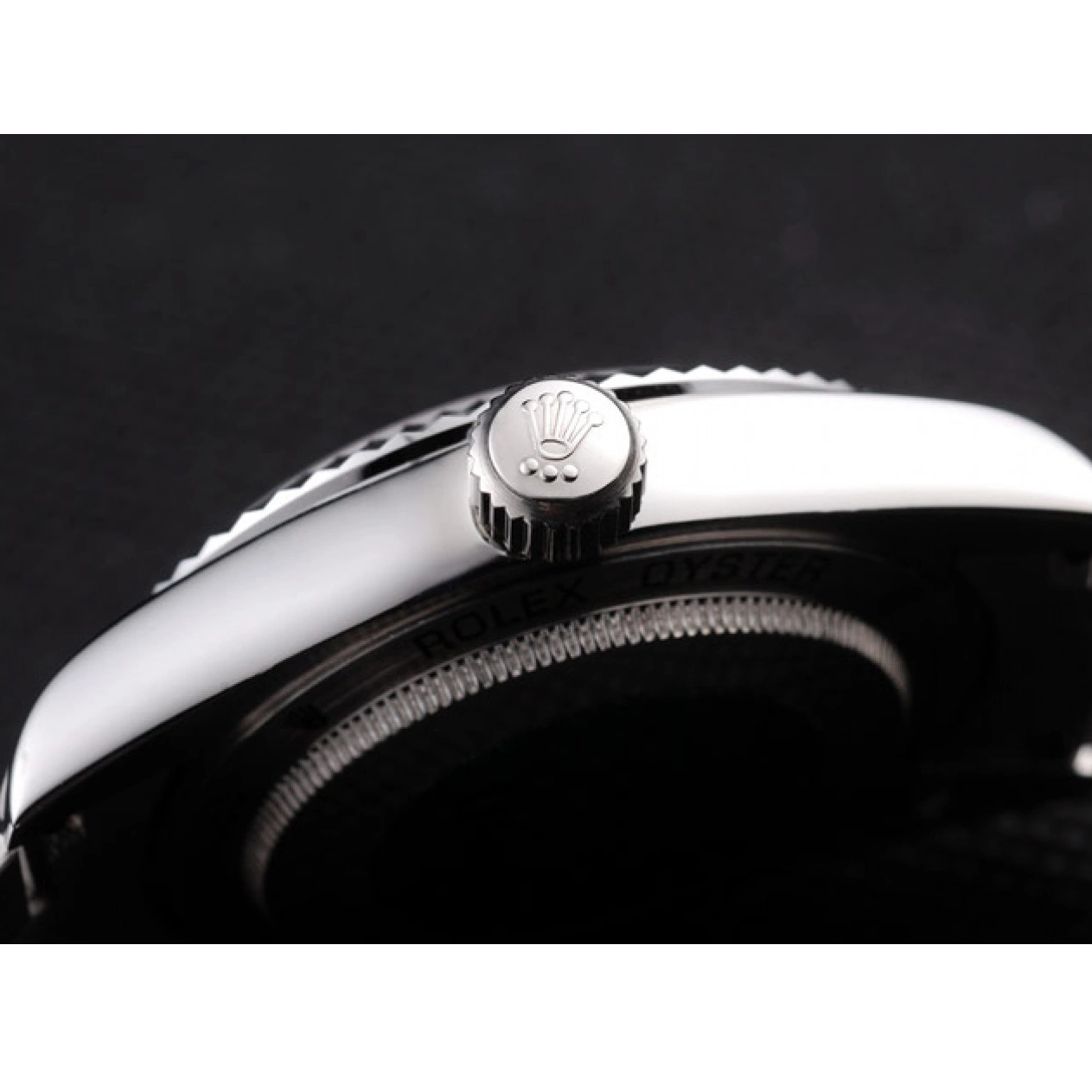 AAA replica watch Steel Dial Rolex Day-Date Polished White Stainless 0725